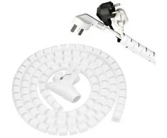 ATL Blow Organizatorius, kabelio gaubtas, 2m, baltas