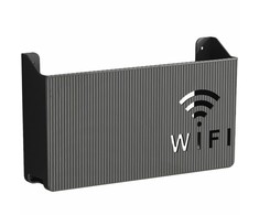 ATL Sieninė lentyna Wi-Fi maršrutizatoriui (Juoda)