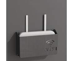 ATL Sieninė lentyna Wi-Fi maršrutizatoriui (Juoda)