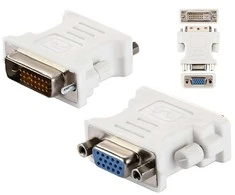Ak205 Adapteris DVI (kištukas) - VGA (lizdas)