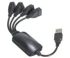 ATL 4 prievadų USB šakotuvas