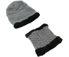 ATL Kepurė, šalikas (rinkinys) Unisex Set Pilkas