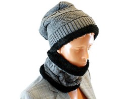ATL Kepurė, šalikas (rinkinys) Unisex Set Pilkas