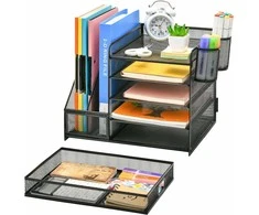 ATL Biuro organizatorius DA462, 35,5x28,5x31 cm, juodas
