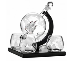DA514D Globe termosas 900 ml + 4 stiklinės