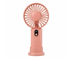 ATL DA669 Mini wiatrak usb rankinis biurkowy rožinė