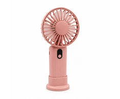 ATL DA669 Mini wiatrak usb rankinis biurkowy rožinė