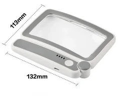 ATL DA765 Didinamasis stiklas su 4x padidinimu, 10 LED
