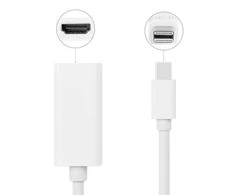 Hd18 Hertz DisplayPort Mini - HDMI adapteris