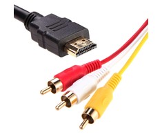 ATL HDMI į VGA + Audio 3x Chinch RCA laidas