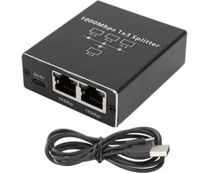 HD43A tinklo skirstytuvas 1x3 rj45