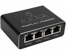 HD43B tinklo skirstytuvas 1x4 rj45