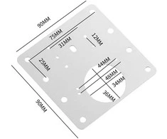 ATL Durelių vyrių remontinis komplektas 90x90 mm
