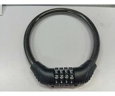 Rw37 Užraktas dviračiui 38cm. su kodine spyna