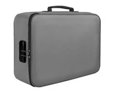 Apte Dokumentų dėklas su kodine spyna TR12C, 37x27x10,5 cm, pilkas