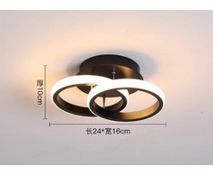 Lubinis šviestuvas Aptel Lubinis LED šviestuvas, juodas, 20W