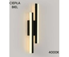 ATL Dvigubas LED sieninis šviestuvas 9W, 3000K, juodas