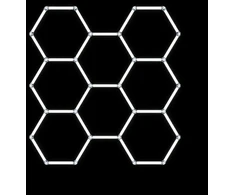 ZD211D LED lempa, 8 šešiakampiai, 234x244 cm