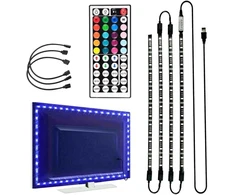 ATL Išmaniojo (Smart TV) ir televizoriaus priedas LED juostelė televizoriaus apšvietimui RGB 4x50cm