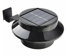 Creativehome ATL ZD52 saulės energija varomas sodo šviestuvas 3LED juodas