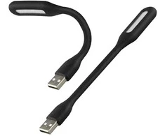 ATL USB lemputė ZD58, 6 LED, juoda