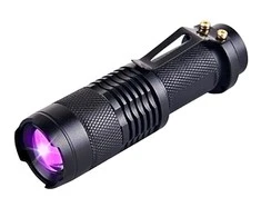 Aptel Taktinis Žibintuvėlis Su Stipriu UV Diodu