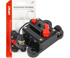 Automobilio automatinis saugiklis 80a 12v 24v 48v amio-03827