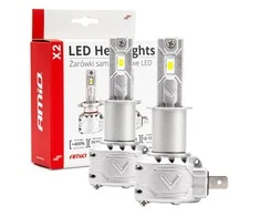 LED žibintų lemputės X2 Series H3 AMiO-02971