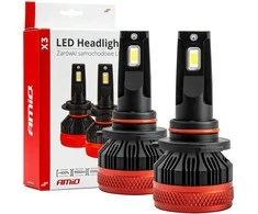 LED žibintų lemputės X3 Series HB4 9006 AMiO-02983