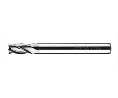Grąžtas Baildon DIN 6527 L FWP4L 6 mm karbido freza, VHM TiAlN, Z4, 57–10 mm