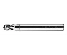 Grąžtas Baildon DIN 6527 L FWP2L 6 mm karbido freza, VHM TiAlN, Z2, 57–10 mm