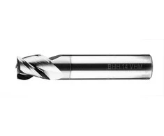 Grąžtas Baildon DIN 6527 K FWP3A 14 mm karbido freza, VHM TiAlN, Z3, 75–14 mm