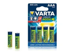 Akumuliatorius VARTA AAA 800mAh 4vnt./bl.