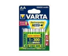 Akumuliatorius VARTA AA 2600mAh 4vnt./bl.