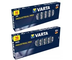 Baterie alkaliczne Varta AA AAA 20 vnt.