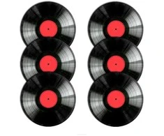 Bertoni 6D apvalaus stalo kilimėlių rinkinys - VINYL