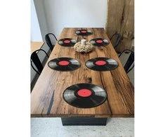 Bertoni 6D apvalaus stalo kilimėlių rinkinys - VINYL