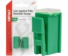 Japval PAL automobilio saugikliai, moteriški, 2 vnt., 30A, amio-03413