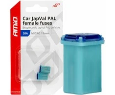 Japval PAL automobilio saugikliai, moteriški, 2 vnt., 20A, amio-03458