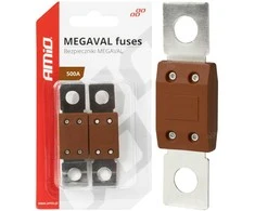 „Megaval MTA“ automobilio saugikliai, 2 vnt., 500 A, amio-03472