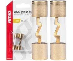 Agu stikliniai saugikliai 2 vnt. 40A amio-03485