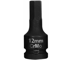 Bitonasadka Smūginis antgalis 1/2" šešiakampis 17 mm, ilgis = 60 mm proline