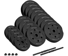 Hantle Bituminiai reguliuojamo svorio hanteliai 1x20kg REBEL ACTIVE