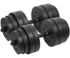 Hantle Bituminiai reguliuojamo svorio hanteliai 1x20kg REBEL ACTIVE