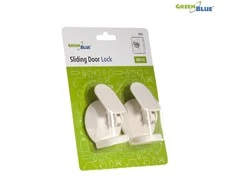 Blokada Stumdomų durų spynos, 2 vnt., „GreenBlue“, GB116, baltos spalvos