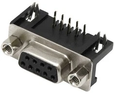 0008# D-sub db 9(f) kampinis lizdas