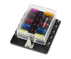 Blow Automobilinis šviestuvas 10 saugiklių + LED