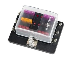 Blow Automobilinis šviestuvas 6 saugikliams + LED