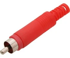 Blow Oem RCA kištukas (Cinch) raudonas HQ - 100vnt