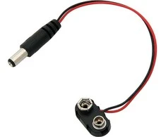 1082# Adapterio jungtis 9v 6f22 nuolatinės srovės kištukas 2.1/5.5